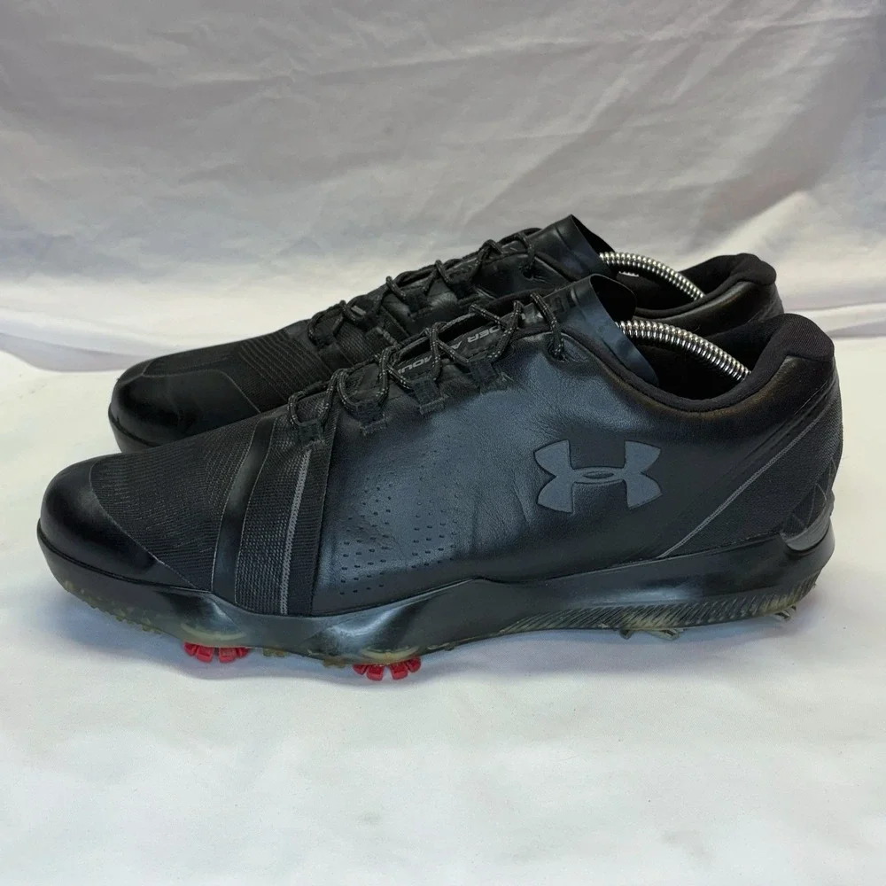 Under Armour UA Spieth One Golf Shoes Mens Sz 11.5 Black‎ 3021204